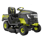 Ryobi 80V HP Brushless 42-Inch Battery Electric Cordless Riding Lawn Tractor