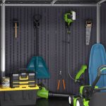 Suncast Modernist 8 ft. × 7 ft. Dual Barn Door Outdoor Storage Shed - Image 3