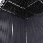 Suncast Modernist 8 ft. × 7 ft. Dual Barn Door Outdoor Storage Shed - Image 6