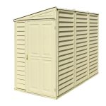 Duramax 4ft x 8ft Sidemate Vinyl Resin Outdoor Storage Shed