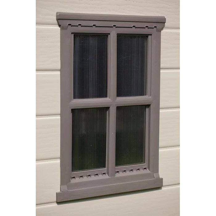 Factor 8 ft. W x 6 ft. D Plastic Storage Shed - Image 9