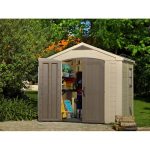 Factor 8 ft. W x 6 ft. D Plastic Storage Shed - Image 10