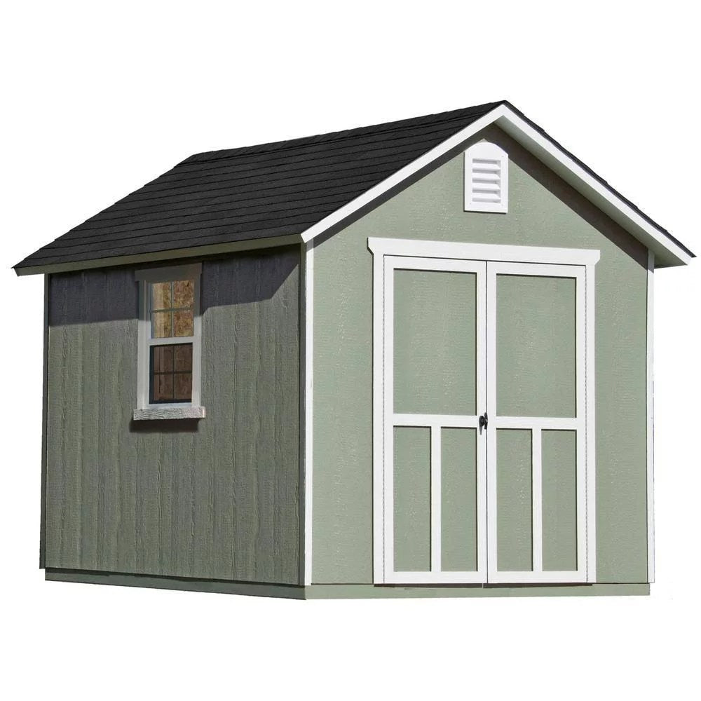 shopping-2022-06-29T190149.781-1 Installed Meridian 8 ft. x 10 ft. Wood Storage Shed with Driftwood Shingles - Image 1