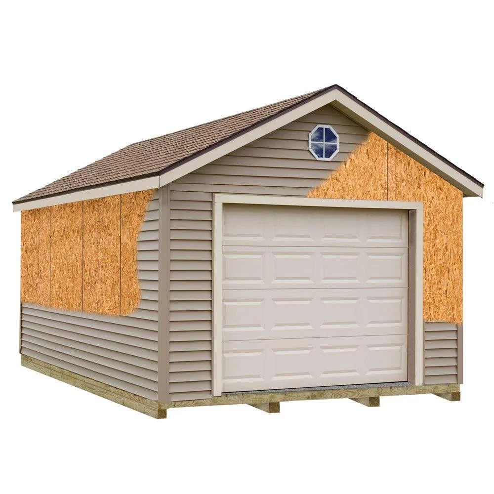 shopping-2023-05-16T175625.135-1 Best barns Greenbriar 12’x20′ Wood Garage Barn Kit-Installation Included - Image 1
