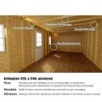 Best barns 12-ft x 20-ft Arlington with Floor Gable Engineered Storage Shed Installation Included - Image 6